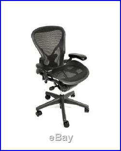Herman Miller Aeron Chair, Size B, All Features, Plus Adjustable Posturefit