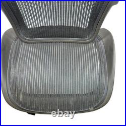 Herman Miller Aeron Chair Size B Back And Seat Black Carbon