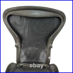 Herman Miller Aeron Chair Size B Back And Seat Black Carbon