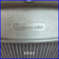 Herman Miller Aeron Chair Size B Back And Seat Black Carbon