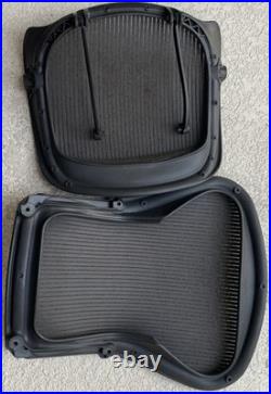 Herman Miller Aeron Chair Size B Back And seat. Color black