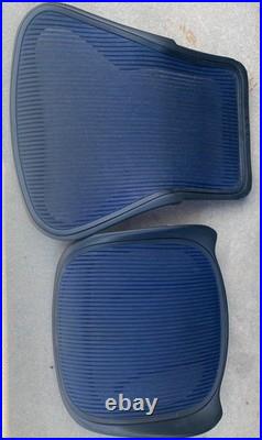 Herman Miller Aeron Chair Size B Back And seat. Color blue