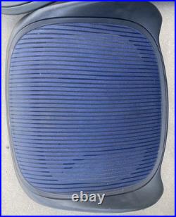 Herman Miller Aeron Chair Size B Back And seat. Color blue