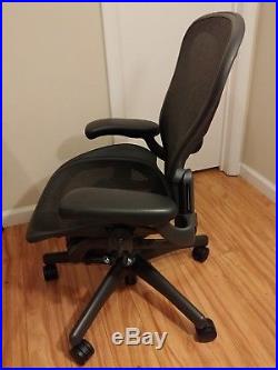 Herman Miller Aeron Chair Size B Black Color Great Condition