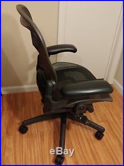 Herman Miller Aeron Chair Size B Black Color Great Condition