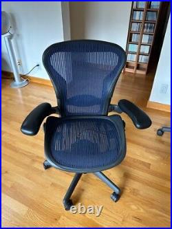 Herman Miller Aeron Chair Size B, Blue