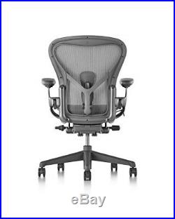 Herman Miller Aeron Chair, Size B, Carbon