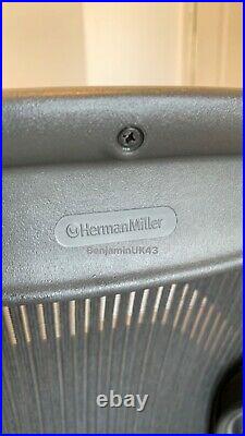 Herman Miller Aeron Chair Size B Excellent Condition Size B Fully Loaded