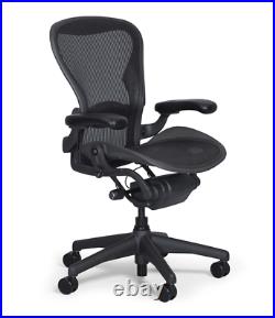 Herman Miller Aeron Chair Size B Full Function with Standard Lumbar Refurbished