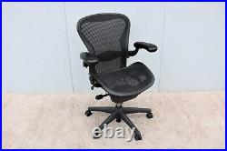 Herman Miller Aeron Chair Size B Fully Adjustable in Excellent Condition