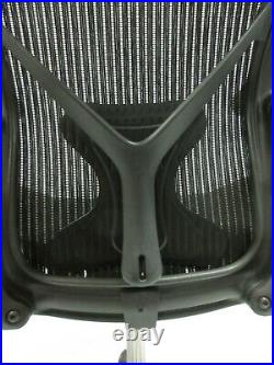 Herman Miller Aeron Chair Size B Fully Adjustable with Posture-Fit in Black