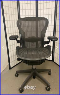 Herman Miller Aeron Chair Size B Fully Loaded Black