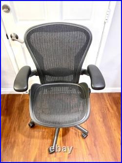 Herman Miller Aeron Chair Size B Fully Loaded Lumbar Support