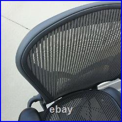 Herman Miller Aeron Chair Size B Fully Loaded With PostureFit With Gray Mesh