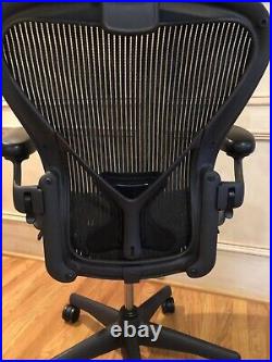 Herman Miller Aeron Chair Size B Fully Loaded with Headrest and Posturefit