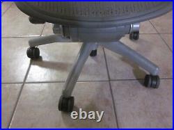 Herman Miller Aeron Chair Size B Graphite Color Gray