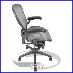 Herman Miller Aeron Chair Size B Lumbar Fully Loaded Gray