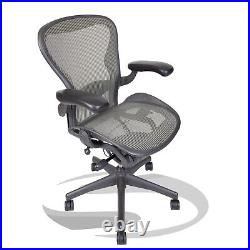 Herman Miller Aeron Chair Size B Lumbar Fully Loaded Gray