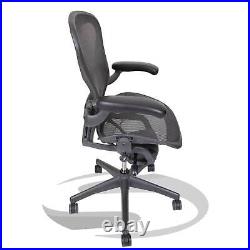 Herman Miller Aeron Chair Size B Lumbar Semi Loaded Black