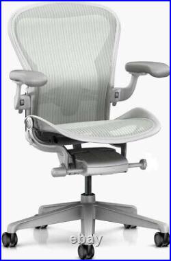 Herman Miller Aeron Chair Size B Mineral Open Box