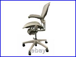 Herman Miller Aeron Chair Size B Refurbished Silver Frame Grey Mesh