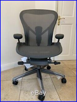 Herman Miller Aeron Chair Size B September 2019 Model Remastered Brand New