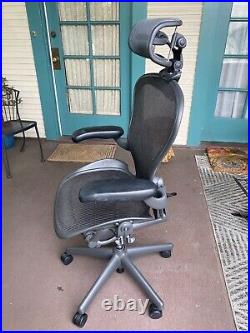 Herman Miller Aeron Chair Size B with Headrest