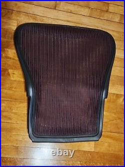 Herman Miller Aeron Chair Size C Back Red