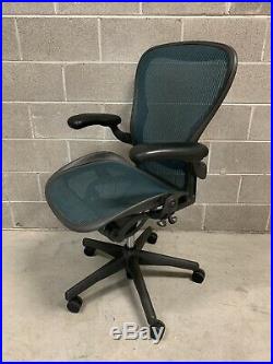 Herman Miller Aeron Chair Size C Blue