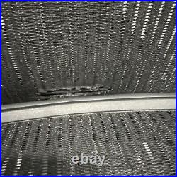 Herman Miller Aeron Chair Size C Fully Loaded Graphite/Polished Aluminum Read