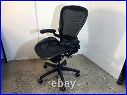Herman Miller Aeron Chair Size C Graphite/Black