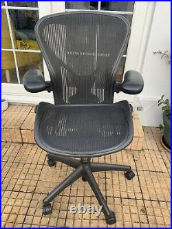 Herman Miller Aeron Chair Size C LARGE & Fully Loaded Excellent Condition