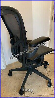 Herman Miller Aeron Chair Size C LARGE Remastered Fully Loaded With Tags