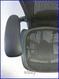 Herman Miller Aeron Chair Size C (Large) in Graphite/Black