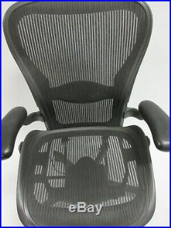 Herman Miller Aeron Chair Size C with Fixed Arms