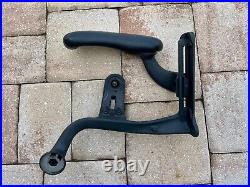Herman Miller Aeron Chair Swing Arm Yoke with Armrest & Pad, Left & Right Pair
