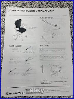 Herman Miller Aeron Chair Tilt Control Kit New OEM (Genuine HM Parts)