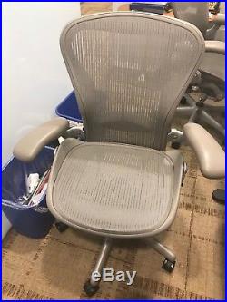 Herman Miller Aeron Chair Titanium B Fully Loaded Chair LOT OF 50