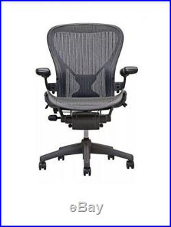 Herman Miller Aeron Chair Titanium Gray Size B Office Chair Basic Model