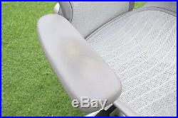 Herman Miller Aeron Chair Titanium Size B + Lumber Support Posture Local Pickup