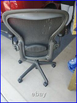 Herman Miller Aeron Chair Used Size B Black