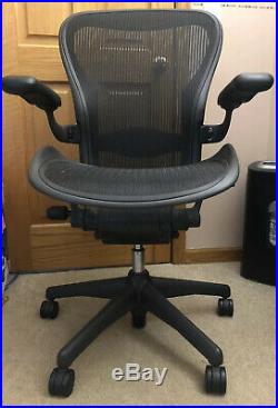 Herman Miller Aeron Chair With Lumbar Support