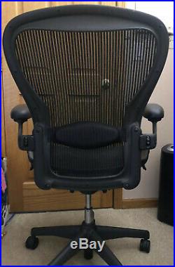 Herman Miller Aeron Chair With Lumbar Support