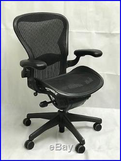 Herman Miller Aeron Chair With Lumbar Support Fully Adjustable