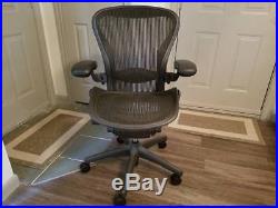 Herman Miller Aeron Chair, black, great condition