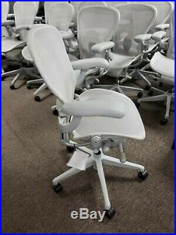 Herman Miller Aeron Chair remastered mineral color