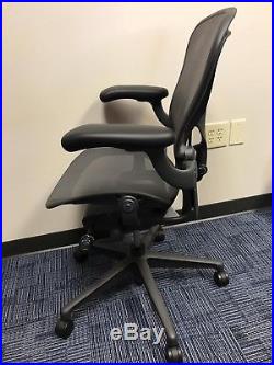 Herman Miller Aeron Chair size B-Medium, Graphite, already assembly