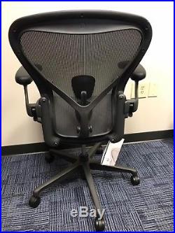 Herman Miller Aeron Chair size B-Medium, Graphite, already assembly