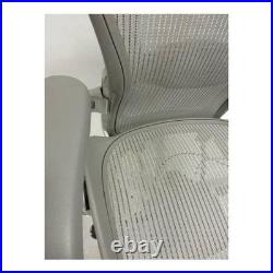 Herman Miller Aeron Chair with Lumbar Pad, Size B, in Titanium