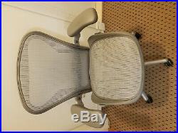 Herman Miller Aeron Chair wow Rare Grey Frame Size B Loaded Refurbished